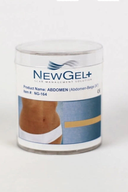 NewGel+ Silicone Scar Strip 60cm (Beige) | Medical-Grade Abdominal Scar Care Sheet (NG-164)