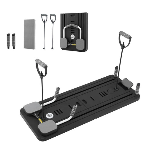 Multi-Functional Foldable Reformer Board – Core & Low Impact Strength Training- Black