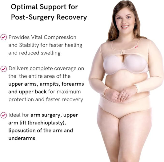 LIPOELASTIC AP Long-Sleeved Compression Garment – Lipoedema & Post-Surgery Support