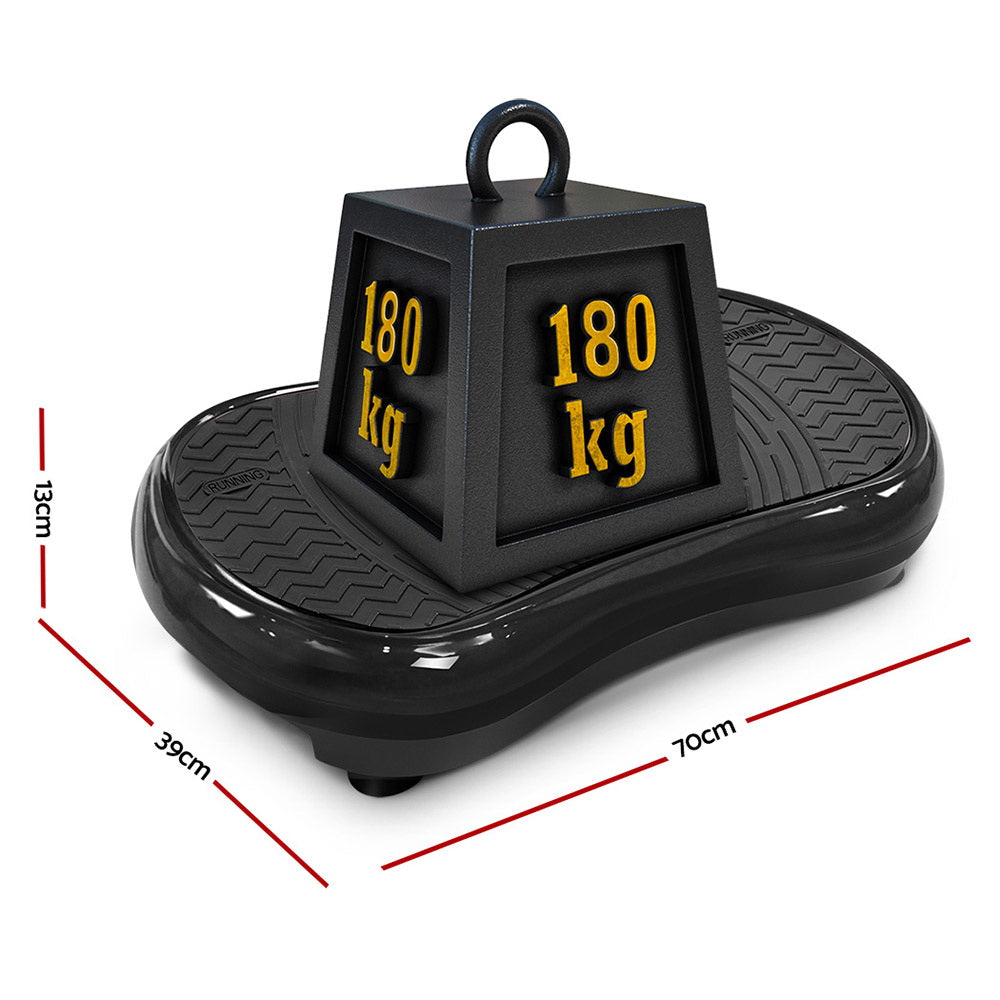 Lipoedema Vibration Plate Machine – Circulation & Muscle Activation Platform - Black