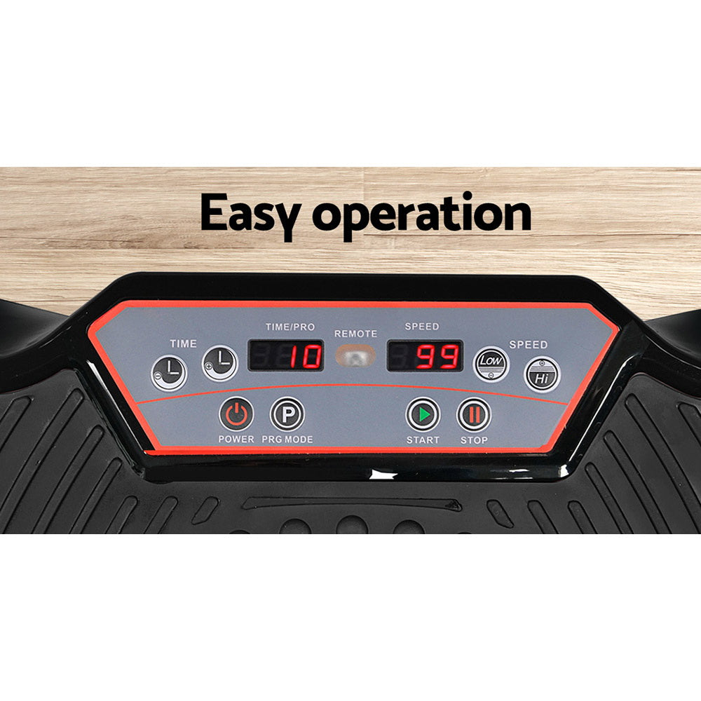 Lipoedema Vibration Plate Machine – Circulation & Muscle Activation Platform - Black