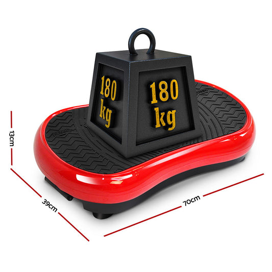 Lipoedema Vibration Plate Machine – Circulation & Muscle Activation Platform - Red