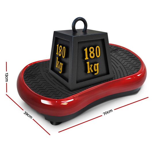 Lipoedema Vibration Plate Machine – Circulation & Muscle Activation Platform - Dark Red
