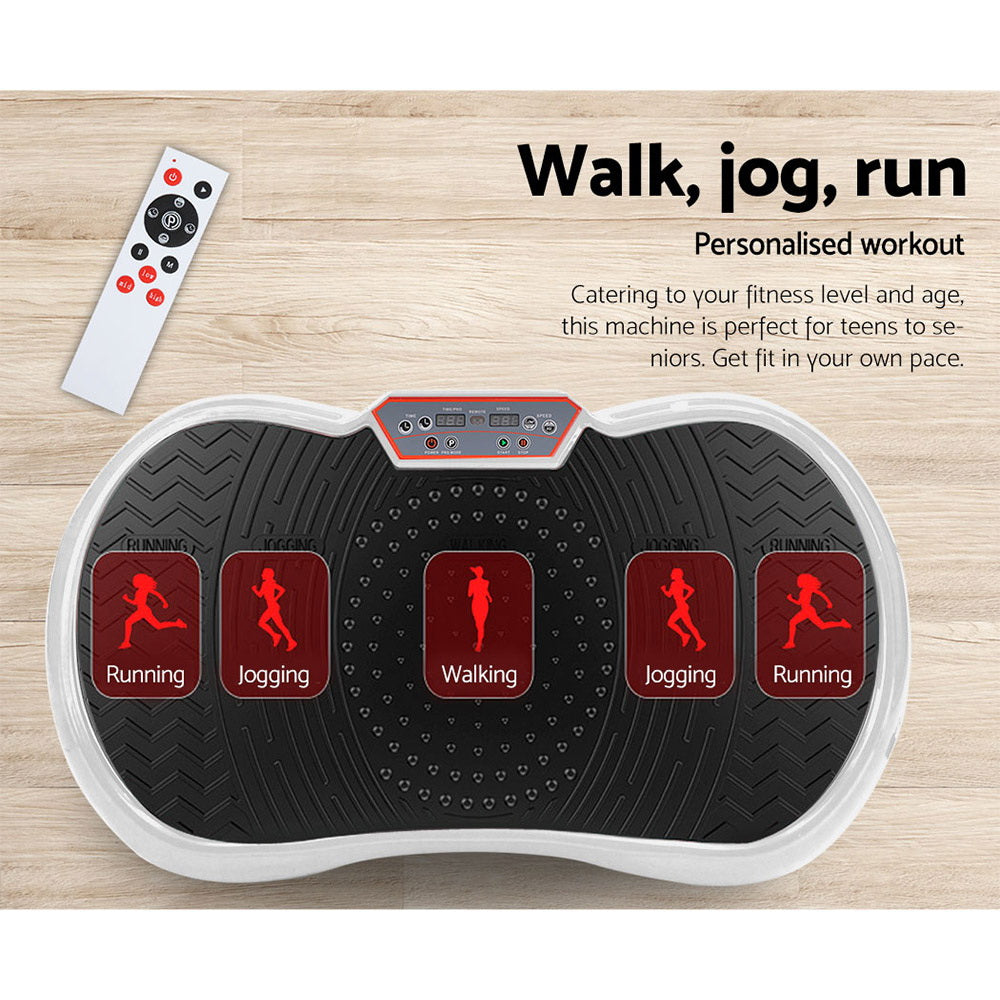 Lipoedema Vibration Plate Machine – Circulation & Muscle Activation Platform - White