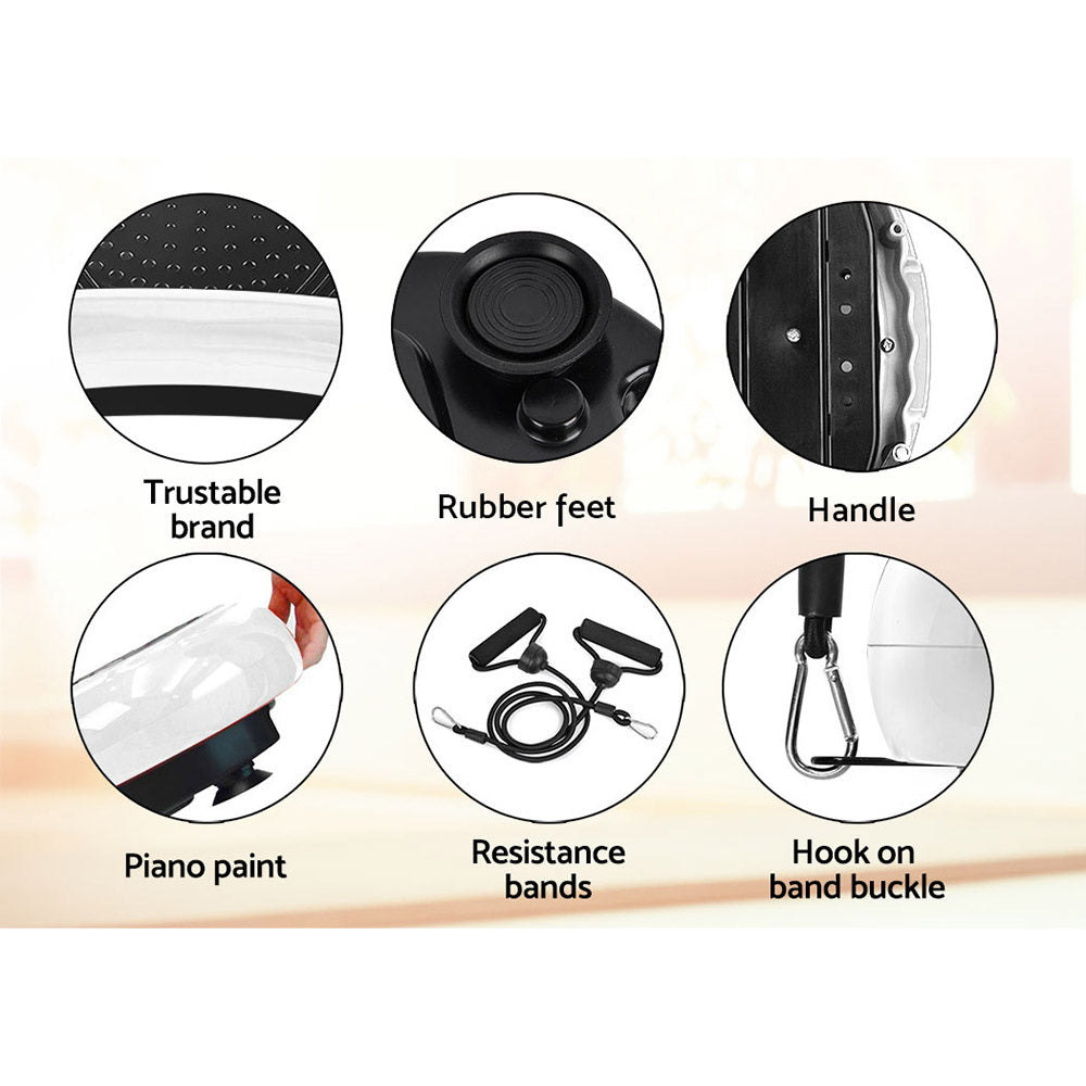 Lipoedema Vibration Plate Machine – Circulation & Muscle Activation Platform - White