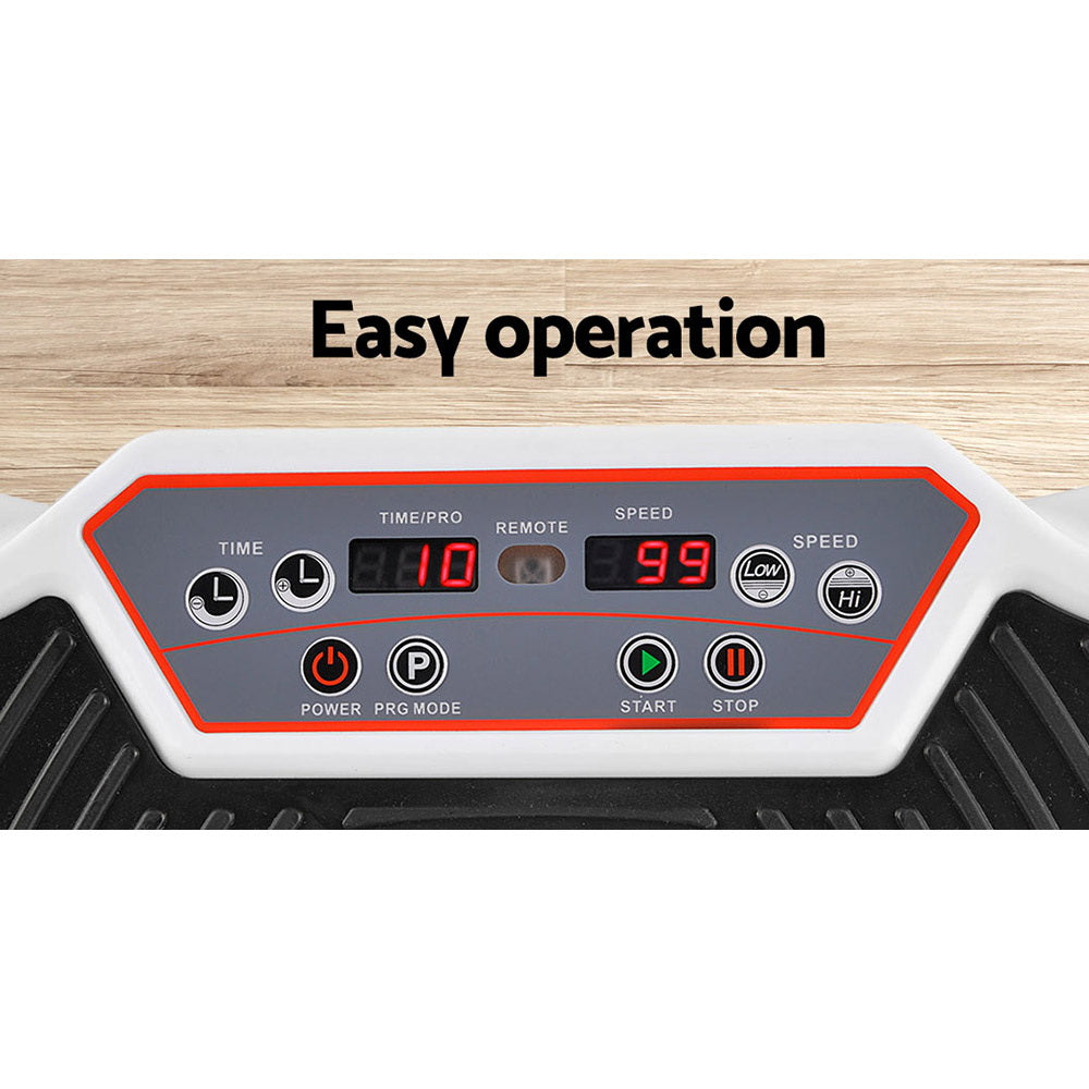 Lipoedema Vibration Plate Machine – Circulation & Muscle Activation Platform - White