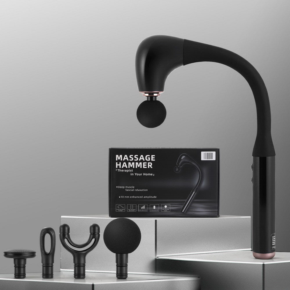 Everfit Massage Gun with Extended Handle | Percussion Massager for Muscle Recovery, Circulation & Full-Body Self-Care