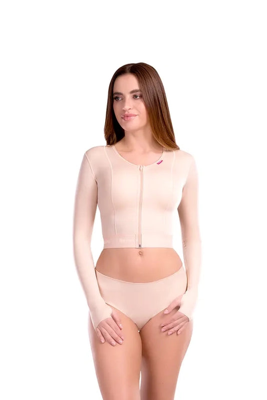LIPOELASTIC MTf Smooth Comfort Compression Vest | Post-Surgery & Lipoedema Support (Arms, Chest & Upper Body)