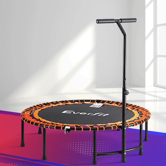 Lipoedema Rebounder Trampoline with Stability Handle - Orange