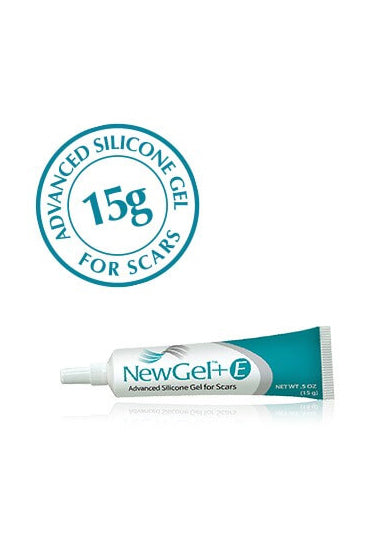 NewGel+ E Advanced Silicone Scar Gel 15g | Medical-Grade Gel with Vitamin E for Scar Care (NGO-810)